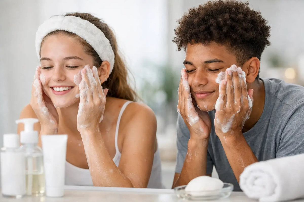 Face Wash Basics for Tween and Teen Skin - Bestie Skin Club