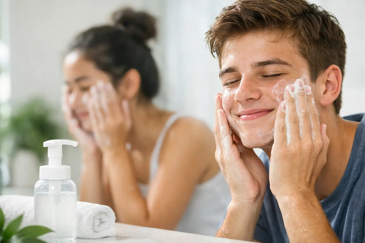 Fragrance Free Face Wash Teens Can Trust - Bestie Skin Club