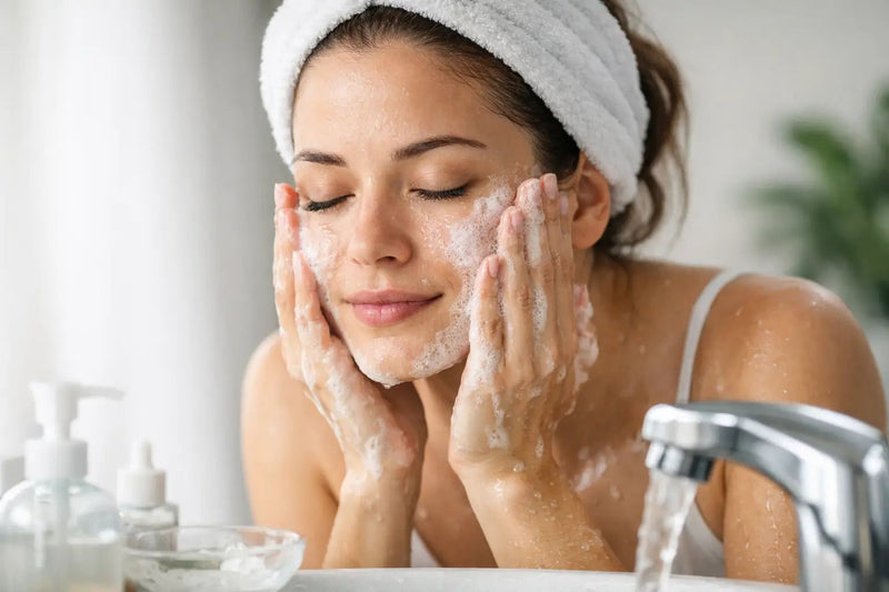 How to Wash Face Gently Without Drying It Out - Bestie Skin Club