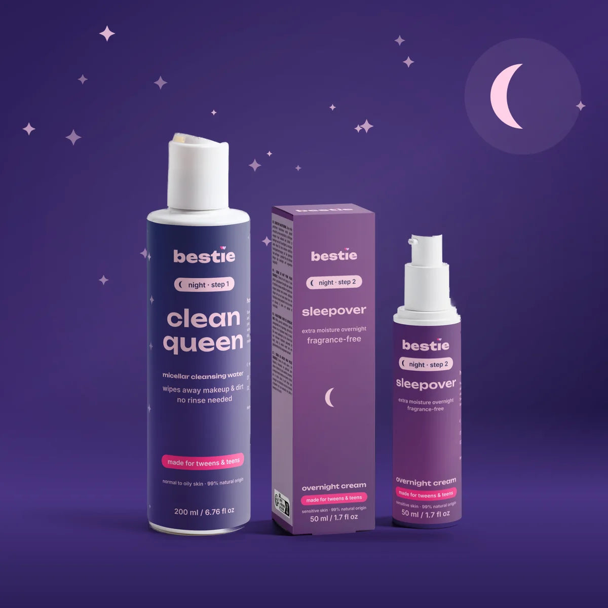 Clean Queen and Sleepover: the night routine